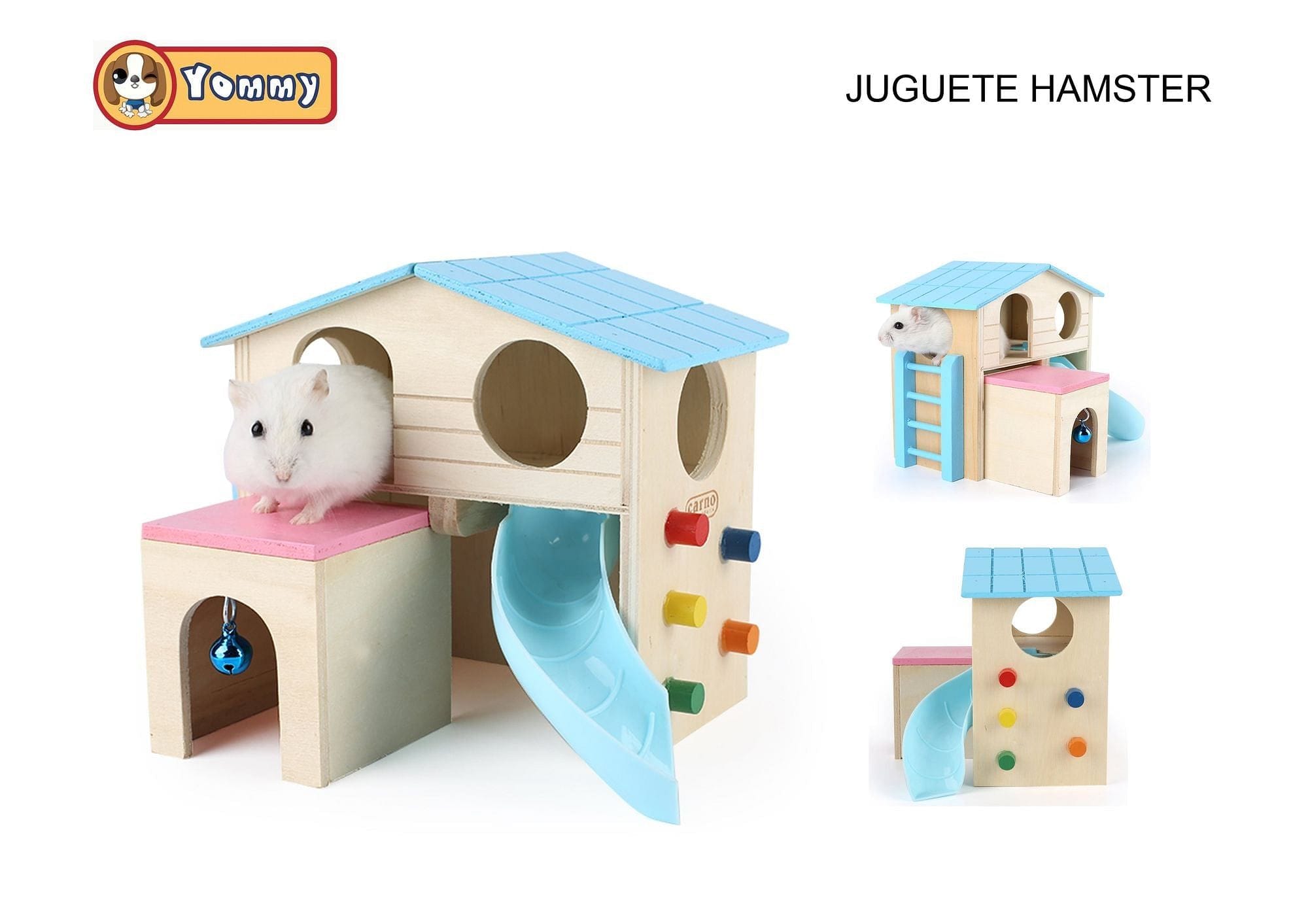 Juguete hamster casita tobogán - Mascotas.Shop Orihuela ( Alicante )